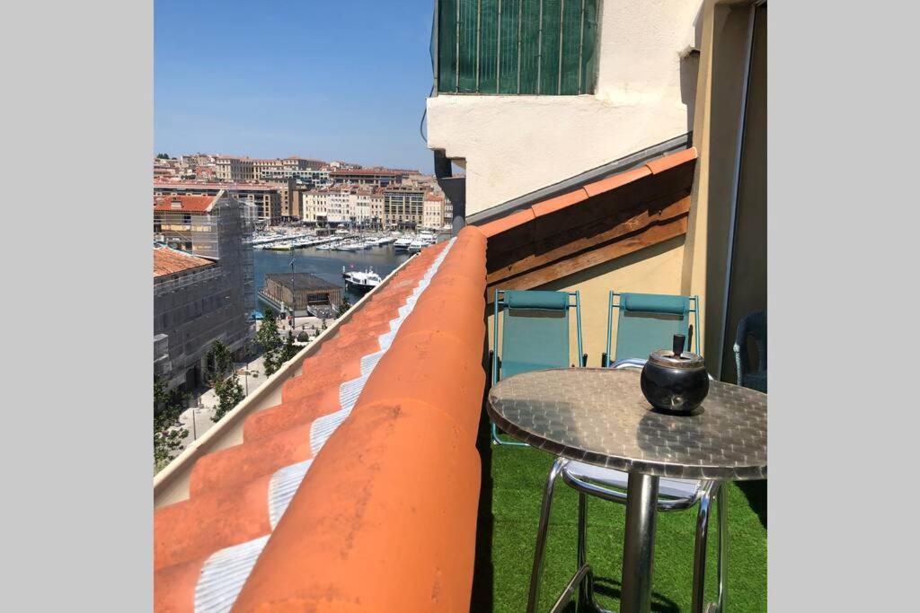 Apartmán Loft Moderne Vue Vieux Port Terrasse Rooftop Marseille Exteriér fotografie