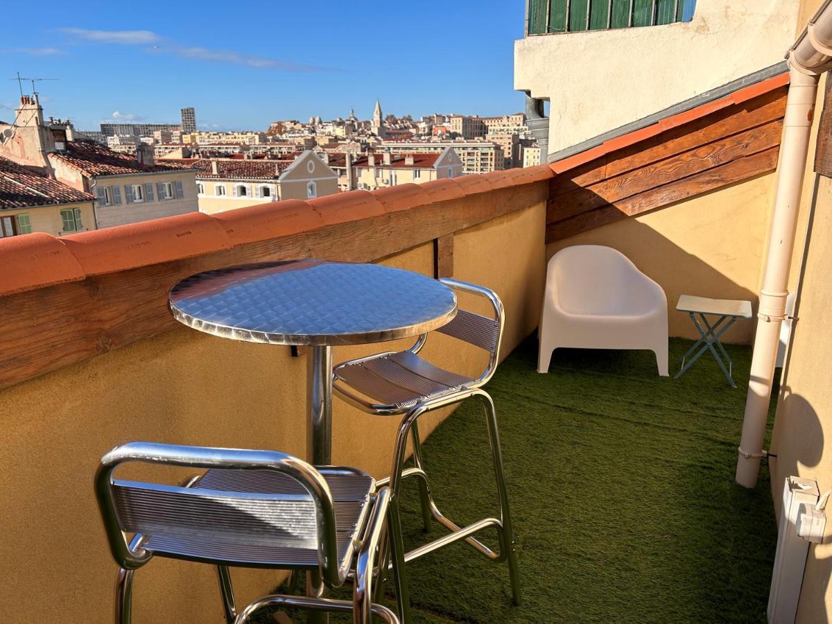 Apartmán Loft Moderne Vue Vieux Port Terrasse Rooftop Marseille Exteriér fotografie