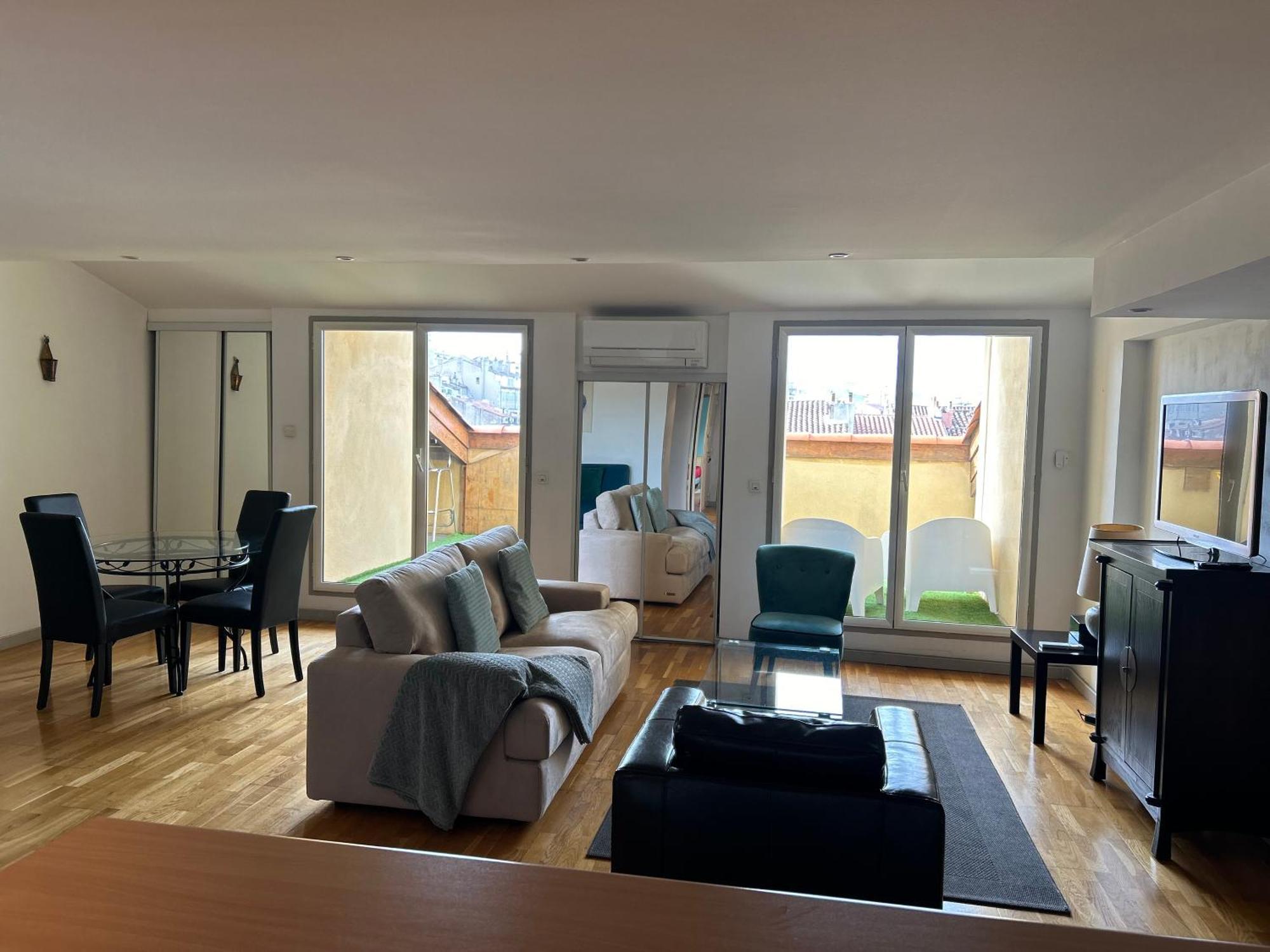 Apartmán Loft Moderne Vue Vieux Port Terrasse Rooftop Marseille Exteriér fotografie