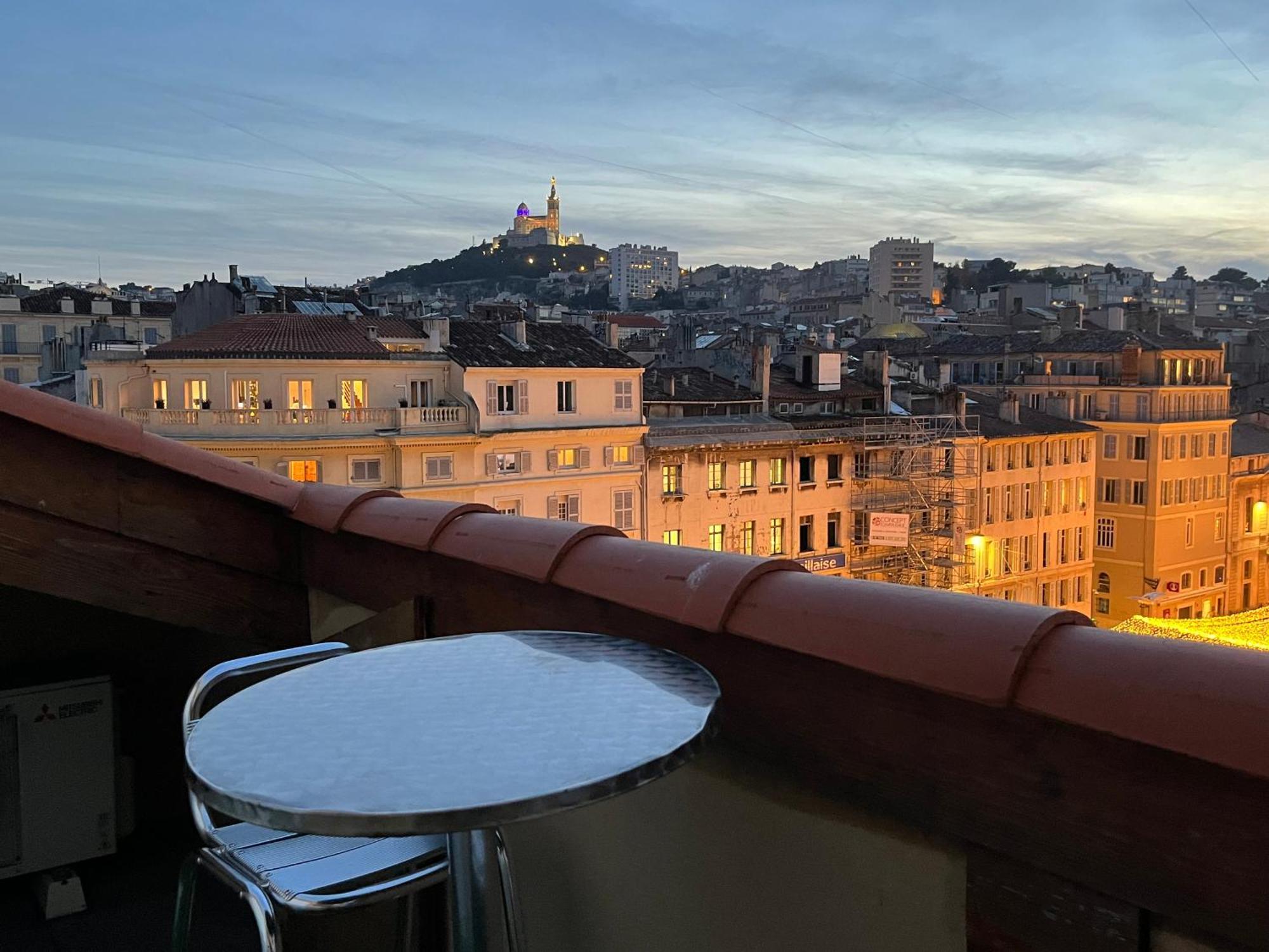 Apartmán Loft Moderne Vue Vieux Port Terrasse Rooftop Marseille Exteriér fotografie